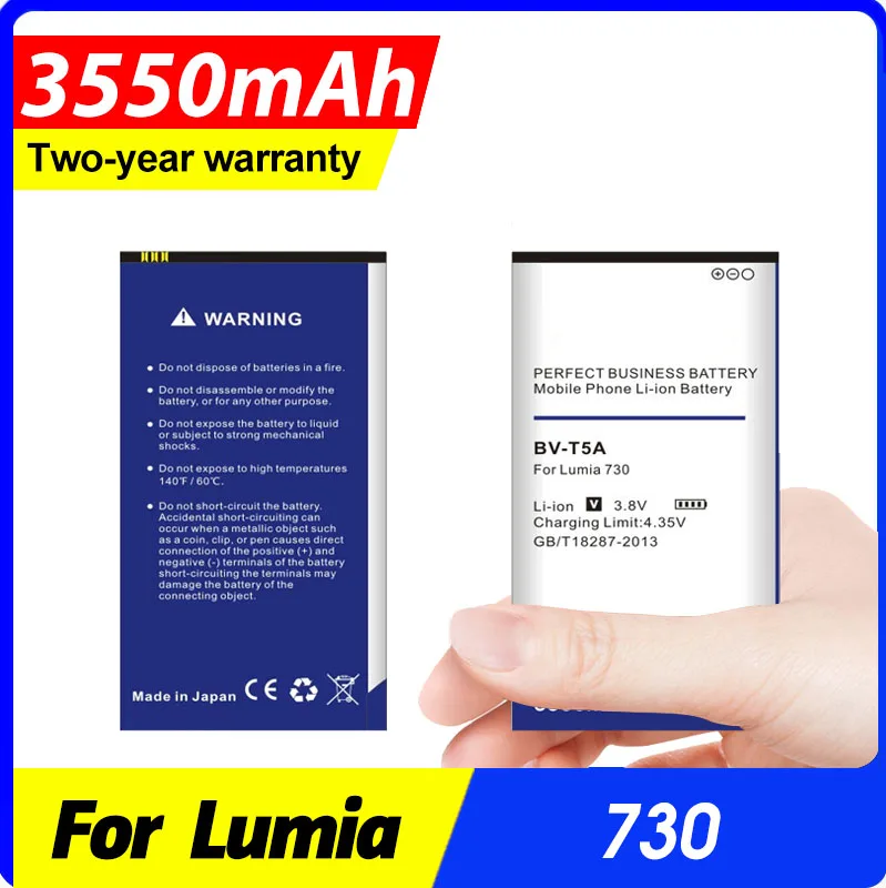 3550mah Bv-t5a Bvt5a / Bv T5a Replacement Battery for Nokia Lumia 730 735 738 Rm 1038 1040