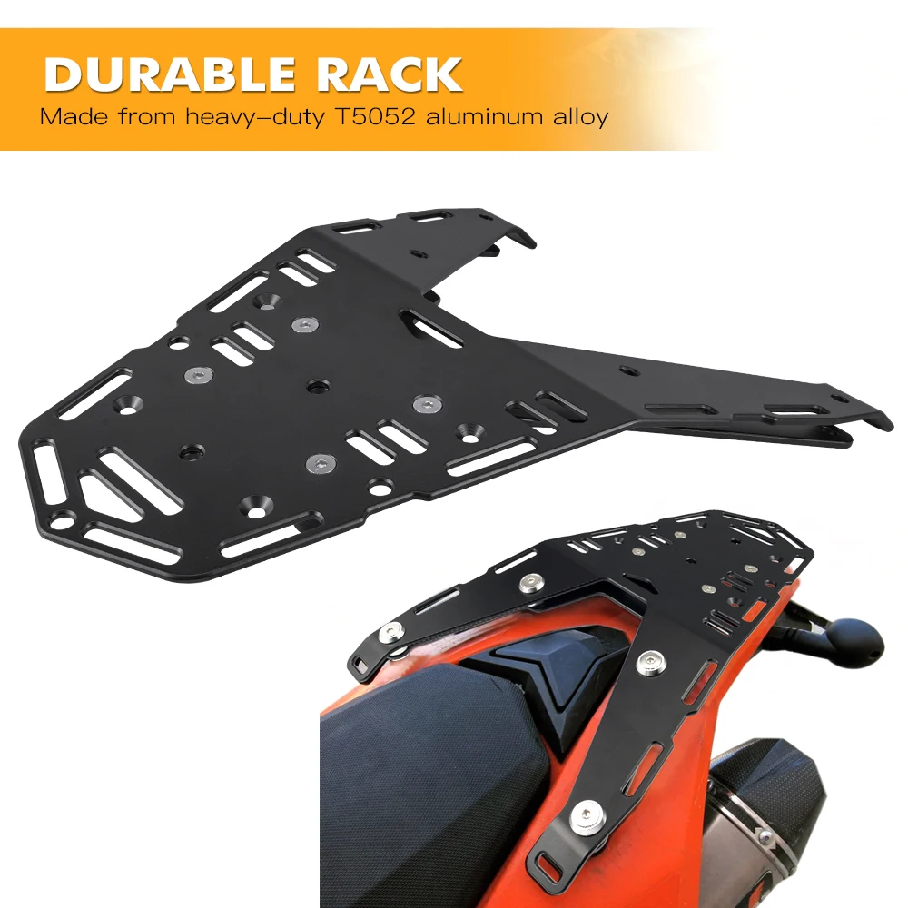 Motocycle Rear Cargo Carrier Bracket Luggage Rack for KTM 690 Enduro R 2008 2009 2010 2011 2012 2013 2014 2015 2016 2017 2018