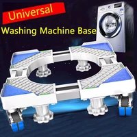 washing machine base stand multi functio trolley feet movable adjustable telescopic fridge stand wheel for dryer refrigerator