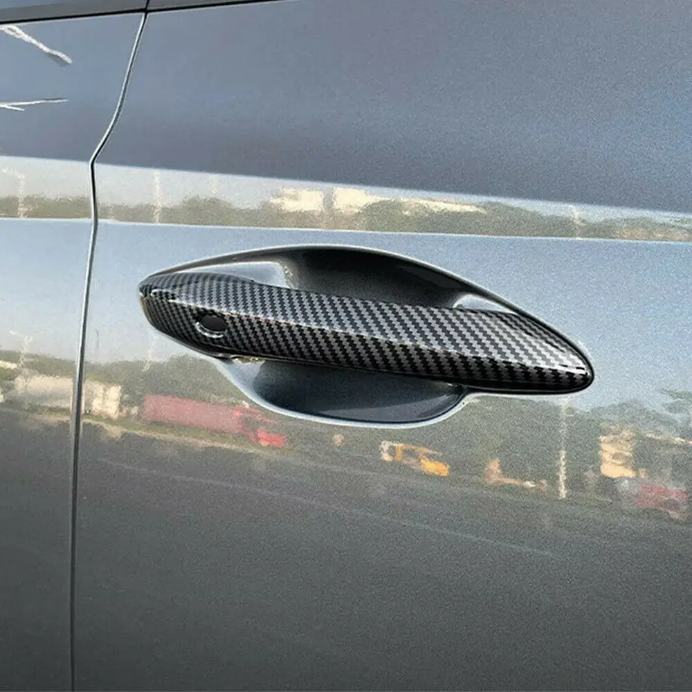 

Обложка боковой дверной ручки из углеродного волокна 5 шт. для Hyundai Tucson NX4 2022-2023