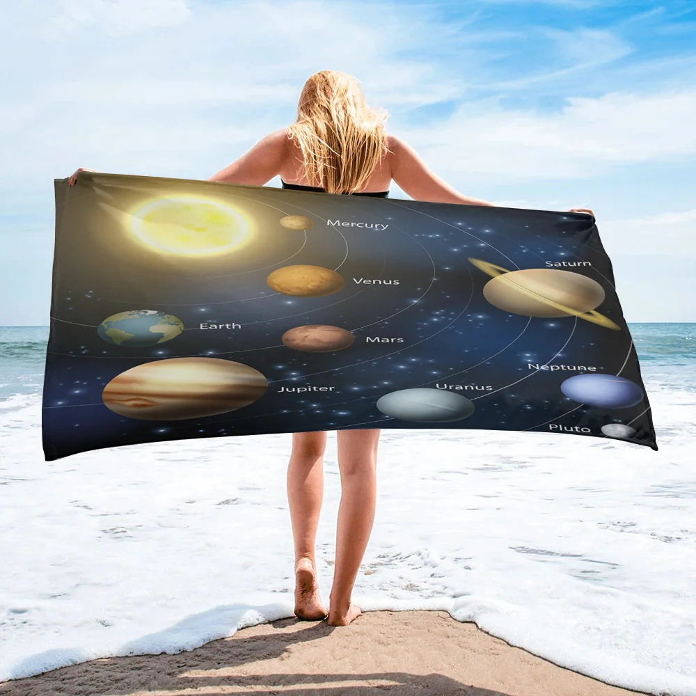 

Молочный путь Вселенная Небо искусственное Большое пляжное полотенце для взрослых Дорожная мочалка портативное полотенце для лица для спа...