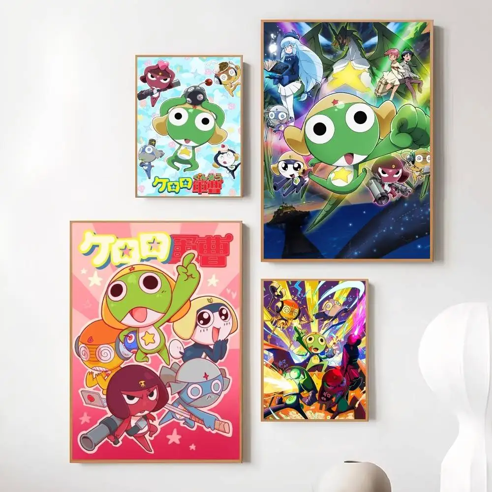 Фото Постер с изображением аниме K-Keroro, настенное искусство для декора кабинета, гостиной, уникальное украшение для дома, подарок №3