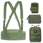 Ремень мужской тактический, для военных игр, для страйкбола, охоты, пейнтбола