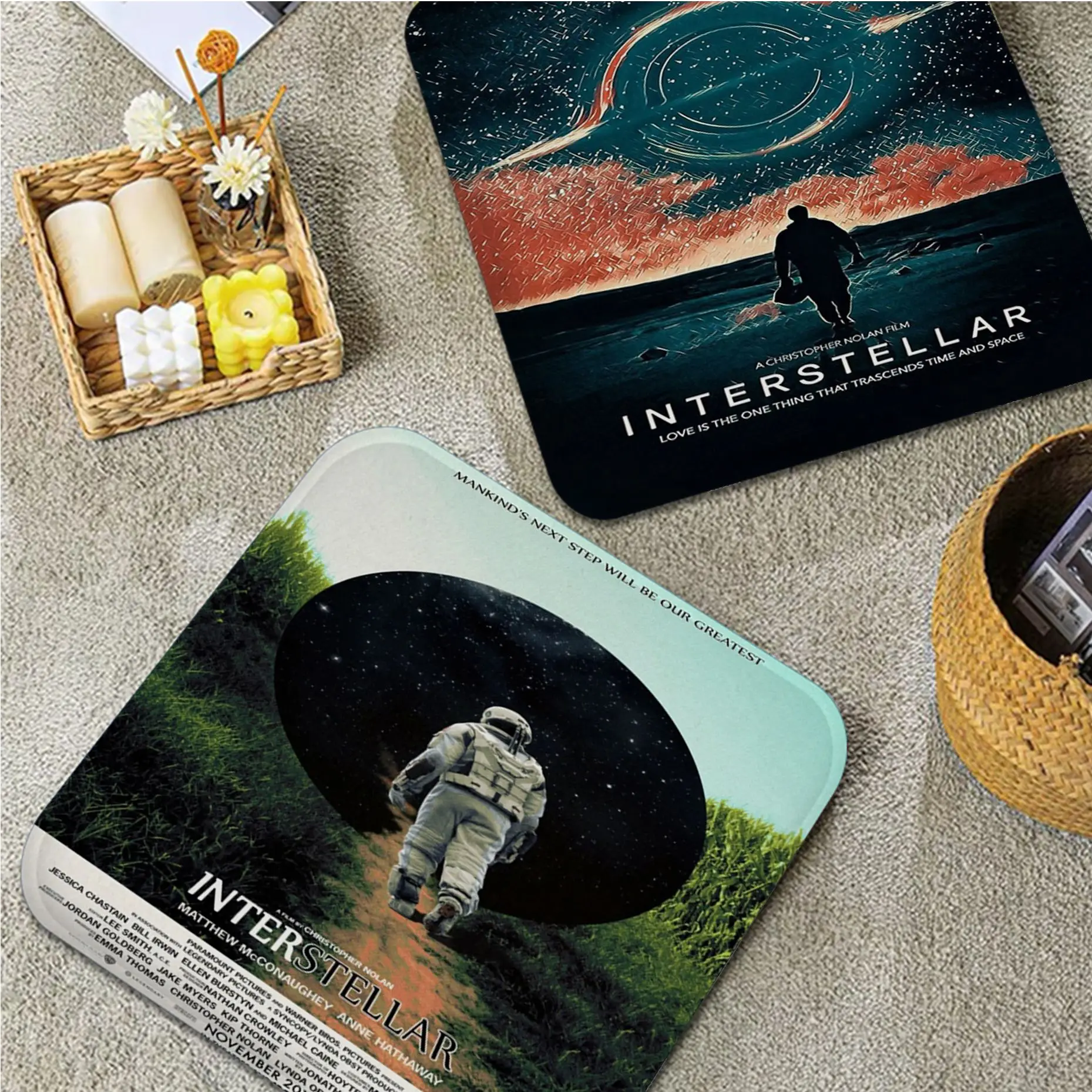 

Movie Interstellar Decorative Stool Pad Patio Home Kitchen Office Chair Seat Cushion Pads Sofa Seat 40x40cm Buttocks Pad