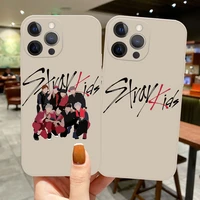 korean style kpop stray kids phone case for iphone 11 12 13 pro max mini xr xs max 7 8 plus se 2020 fashion soft silicone cover