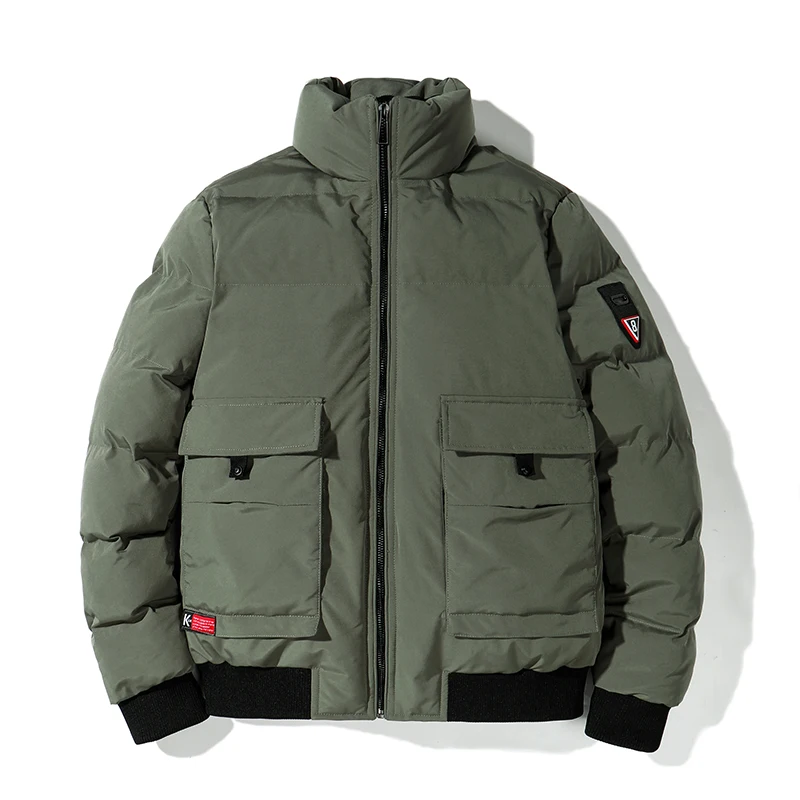 Мужская зимняя Стеганая пуховая куртка большого размера 8XL 7XL толстое теплое