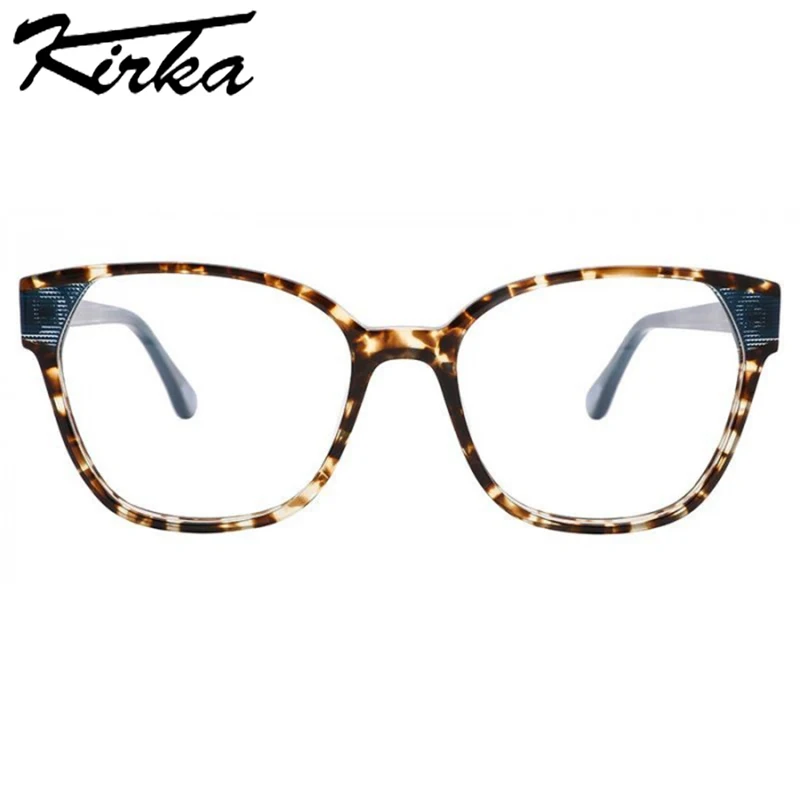 

Kirka Man Glasses Spectacles Frames for Male Myopia Eyewear Prescription with Clear Lenses Fashion Acetate Woman Glasses WD4166