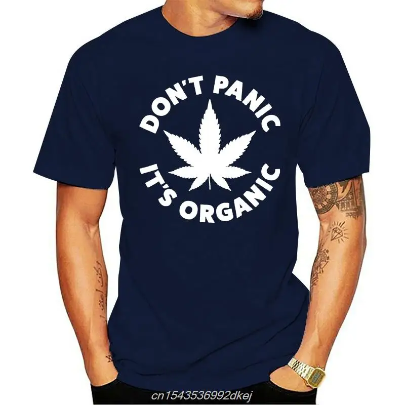 

Weed Donpanic It Organic Men T Shirt Black Cotton S 4xl Men Women Cartoon Casual Short