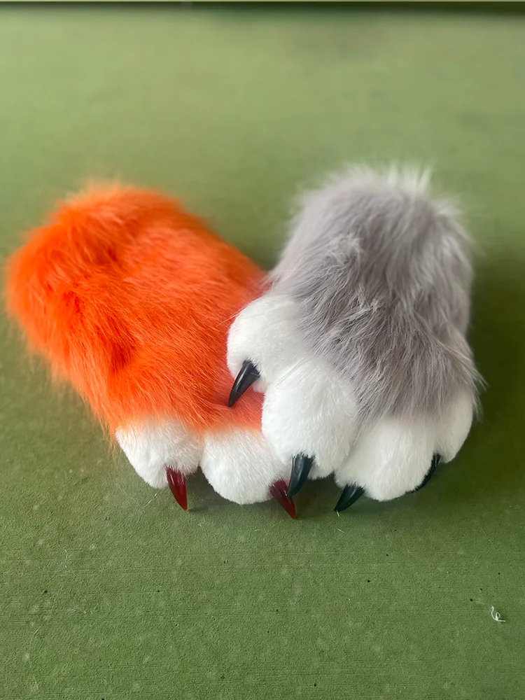 Пушистые перчатки Fandom чехол для рук кошка коготь Zhizhi пищалка чудовище косплей