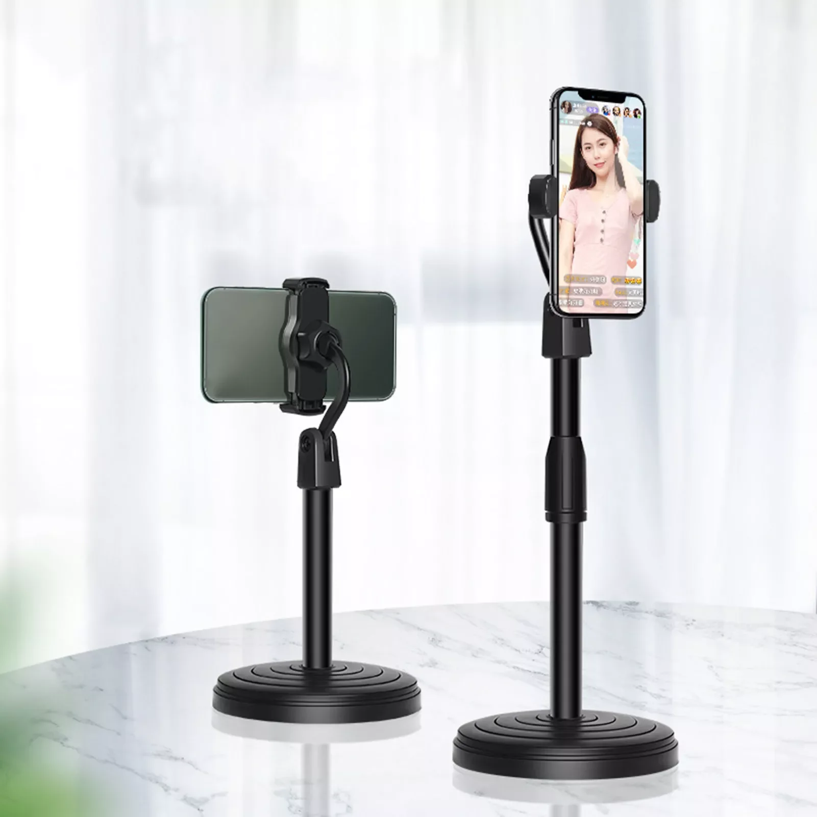 

NEW2023 Desk Stand For 3.5 To 6.3 Smartphone Adjustable Stable Support Bracket For Live Show Video Movie