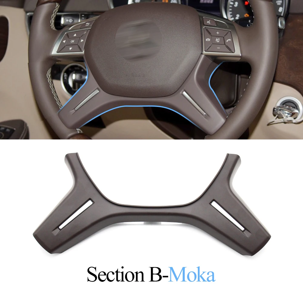 

Модернизированная накладка на руль автомобиля, внешняя панель для Mercedes Benz C E M ML GL GLS G Class W204 W212 W166 W463 A 0994640513