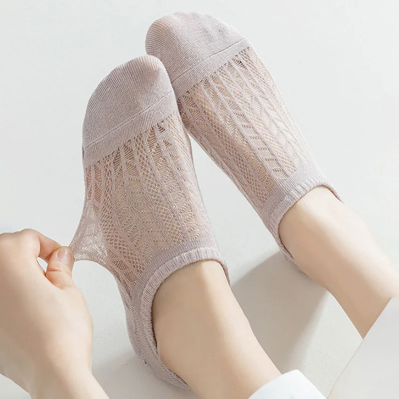 10pcs=5Pairs/lot Women Invisible Boat Socks Breathable Summer Ultra-thin Comfortable Girl Socks Soft Solid Color Candy Girl Sox