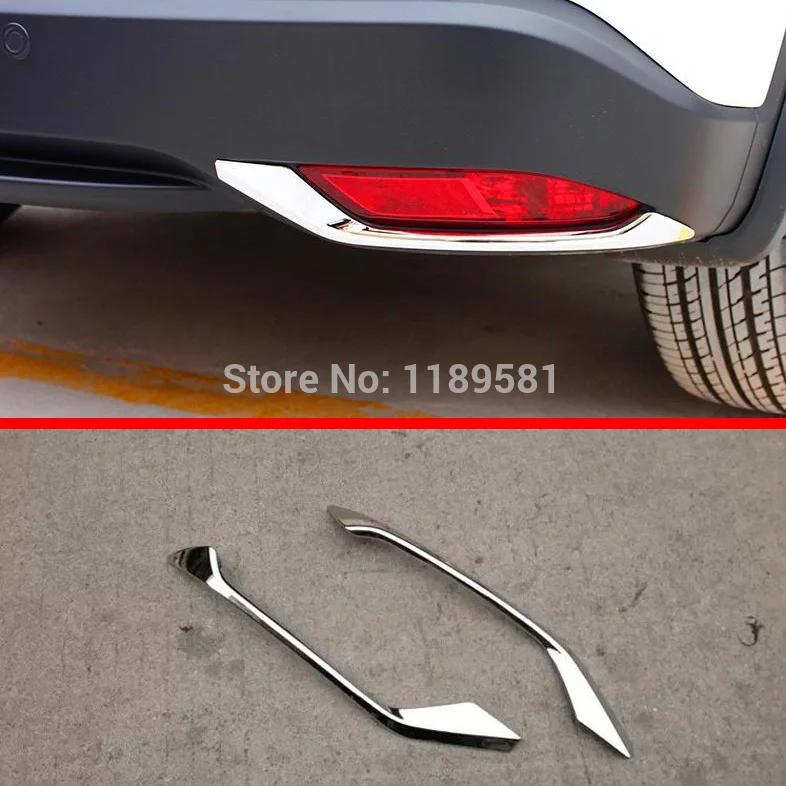 

Для Honda VEZEL 2014 2015 2016 ABS Chrome лампа заднего противотуманного фонаря Trim автомобильные аксессуары наклейки W4