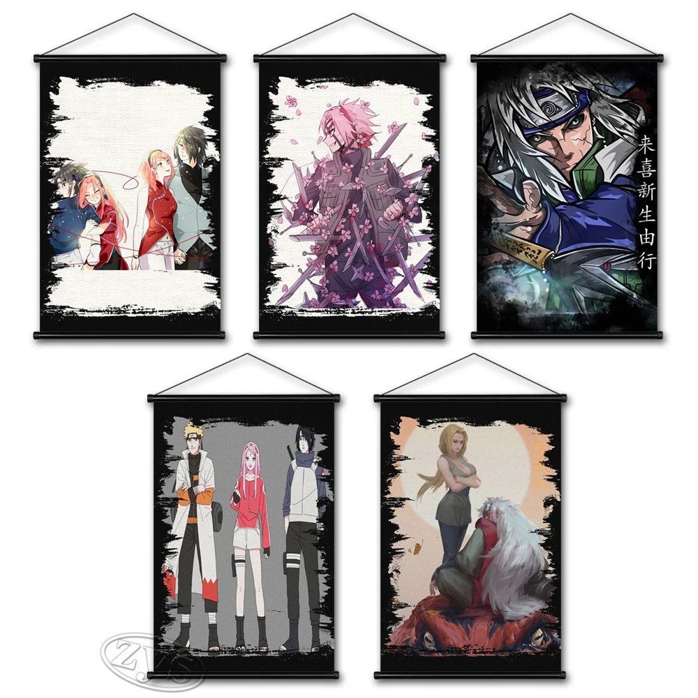 

Uzumaki Naruto Poster Art HarunoSakura Hanging Scrolls Mural Canvas Painting Wall Picture Living Room Child Bedroom Home Decor