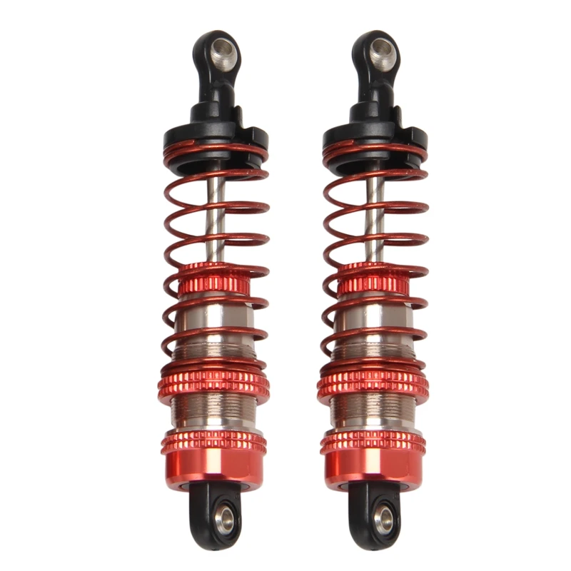 

2Pcs RC Car Metal Shock Absorber For Wltoys 124016 1/12 RC Car Upgrade Parts Accessories