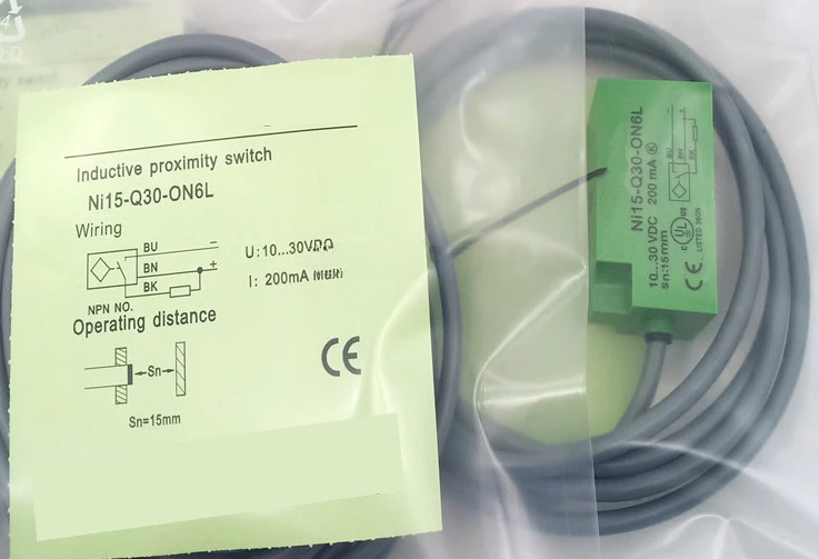 Индуктивный маленький квадратный Бесконтактный переключатель Yike