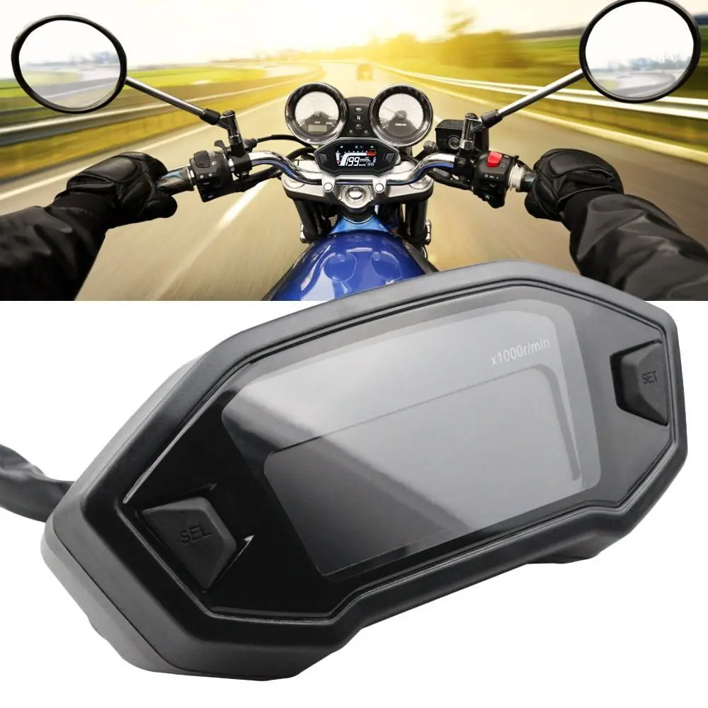 

Измеритель уровня масла для мотоцикла, спидометр для мотоцикла, одометр, цифровые измерители, прочная доска, практичные аксессуары для мотоцикла