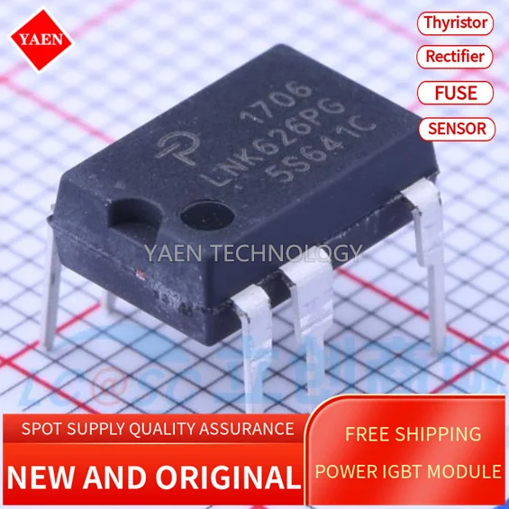 

50 шт./лот LNK626PG LNK626 DIP-7 новый оригинальный