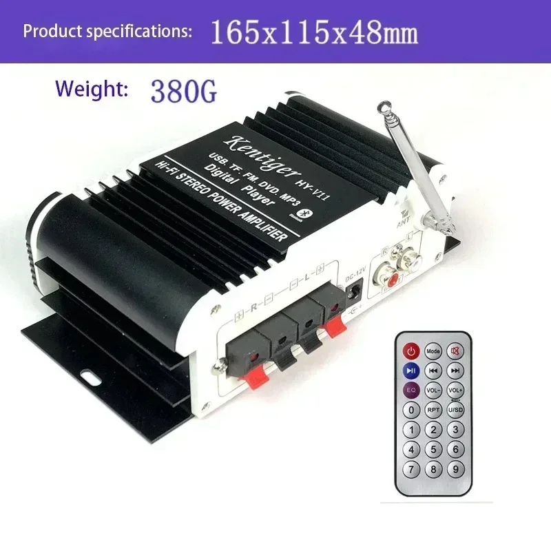 HY-V11 Усилитель мощности Bluetooth Караоке-микрофон Вставка карты памяти USB