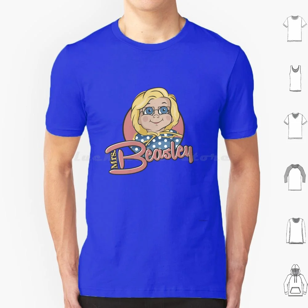 Beasley T Shirt Big Size 100% Cotton Beasley Family Affair Buffy Doll Dots Retro Vector Pop Art Sixties Typography 1960S