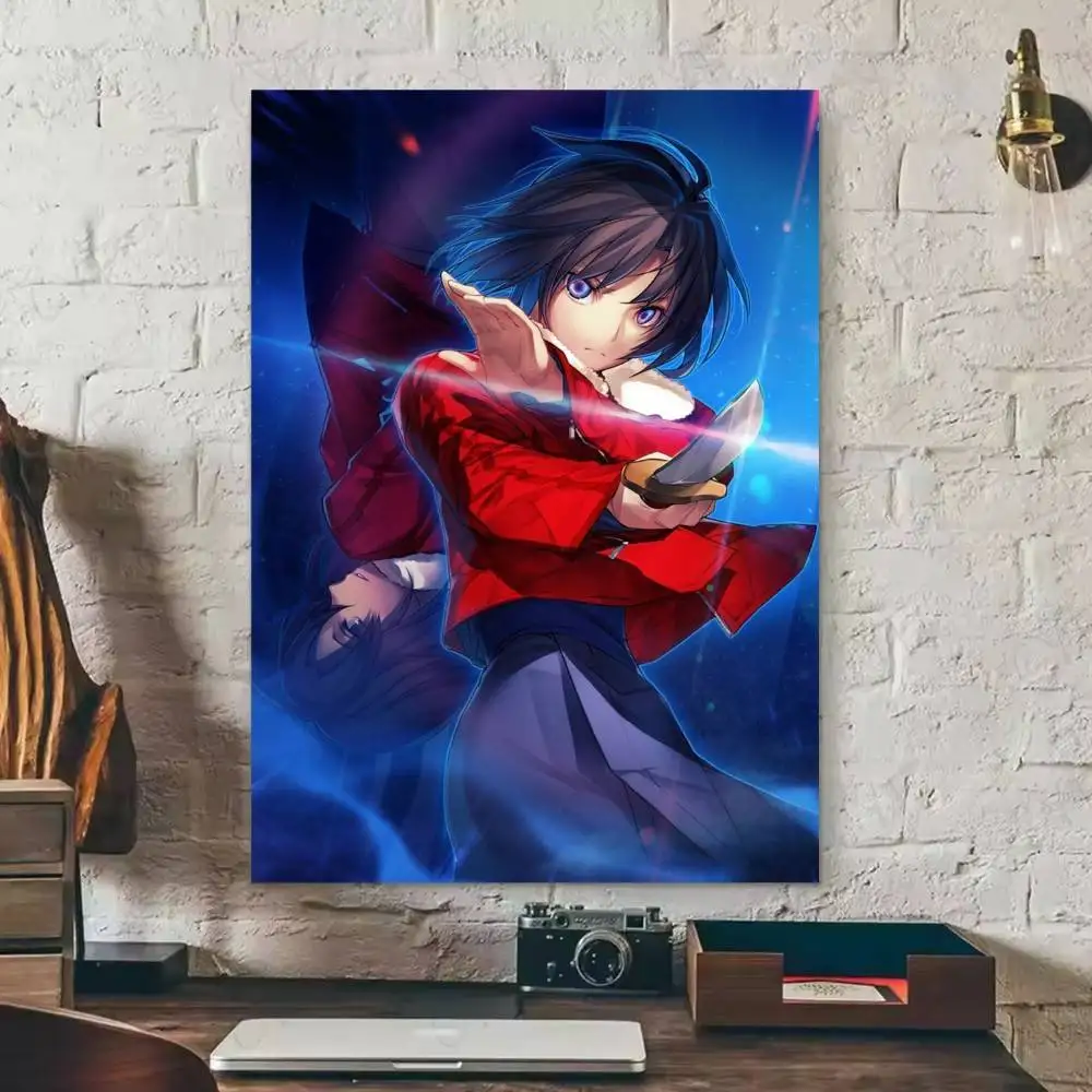 Фото Постер «Kara no Kyoukai: Сад грешников» с Рёги Шики, водонепроницаемая HD-наклейка на стену, самоклеящаяся, с принтом №4