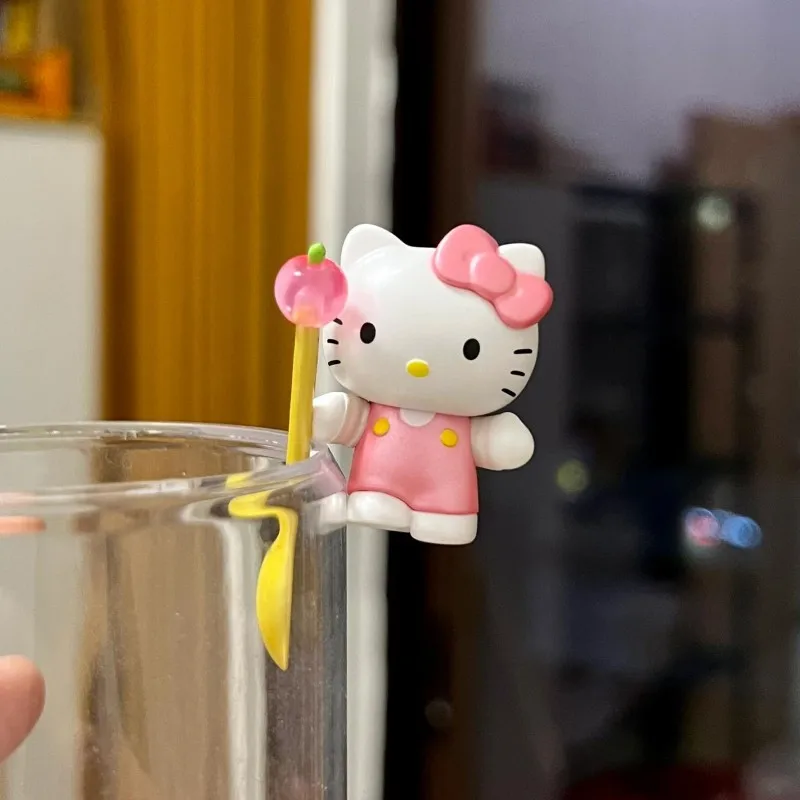 Sanrio персонажи слепая сумка вишневая чашка с фруктами подвесная серия