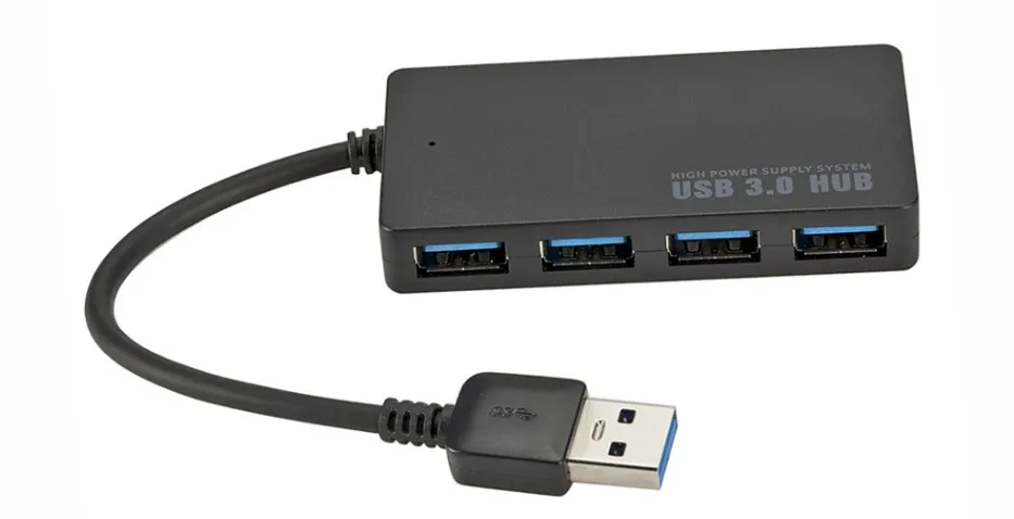 

Высокоскоростной мини-концентратор с 4 портами USB 2,0, адаптер для устройств USB 2,0