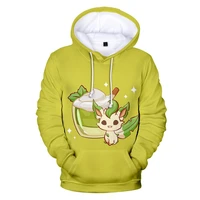 personality new printed 3d anime hoodies men women hoodie sweatshirts autumn winter hooded yellow green kids pullover outwear