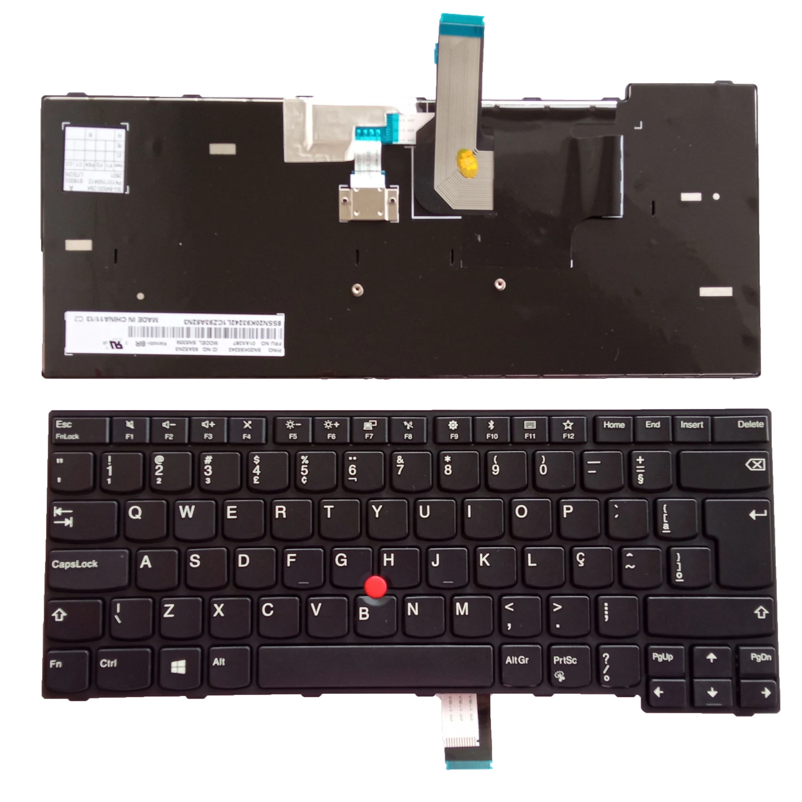 Новая клавиатура BR Для Lenovo Thinkpad E470 ( 20H1 20H2 ) E470c E475 (тип 20H4) на бразильском языке
