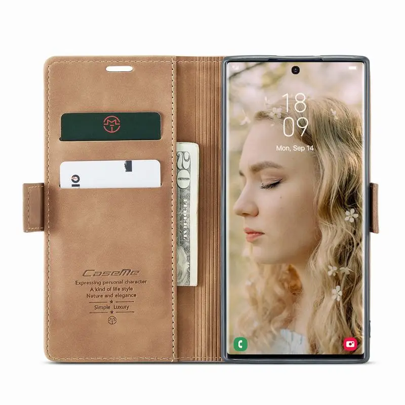 Чехол для Samsung Galaxy Note 20 ультраматовый кожаный чехол-кошелек Магнитный флип-чехол