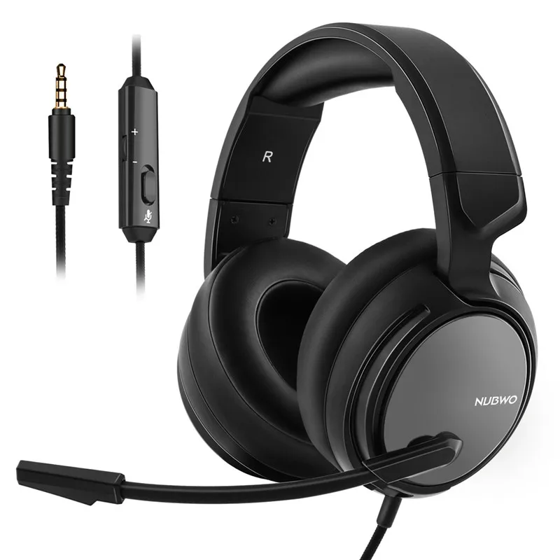 

3.5mm Surround Stereo Gaming Headset With Mic For PC Laptop PS4 Video Game Mobile phone With Flexible Microphone Volume Control