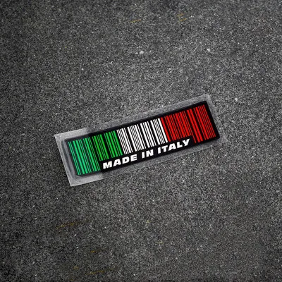 Штрих-код сделано во Франции Германии Италии Китае наклейки Стайлинг автомобиля