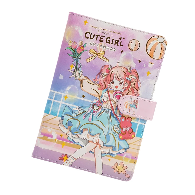 

Кавайи ежедневник из искусственной кожи