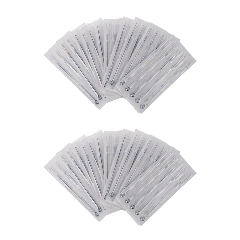 

Professional 100 Pcs Disposable Tattoo Needles Size 5RL Tattoo Supplies Makeup