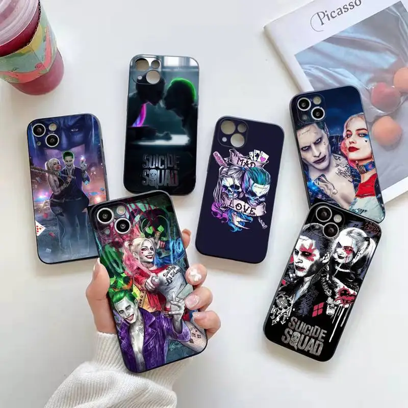 Купи Harley quin and joker Phone Case For iphone 14 Plus 13 12 Mini 11 Pro XS Max X XR Cover за 117 рублей в магазине AliExpress