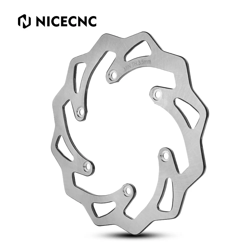 Задний тормозной диск ротора NICECNC для мотоцикла 220 мм Husqvarna FE TE FC TC TX FX 125 200 250 300 350 400