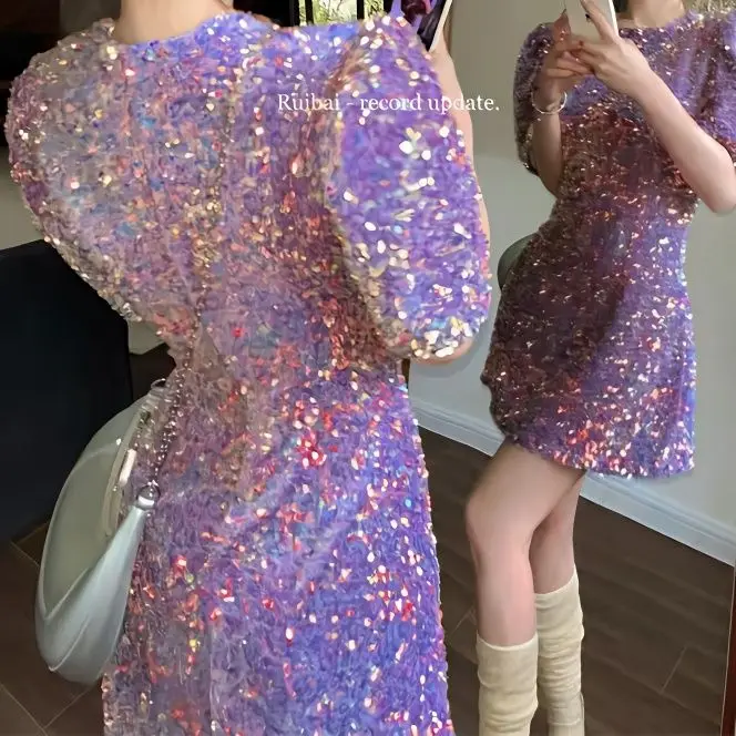 Женское мини-платье с запахом