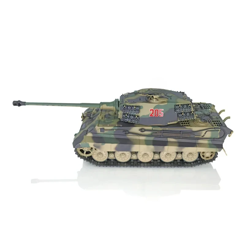Фото 1/16 German King Tiger RC Tank Heng Long 7.0 3888A RTR Танки с дистанционным управлением Стандартная версия Модель №2