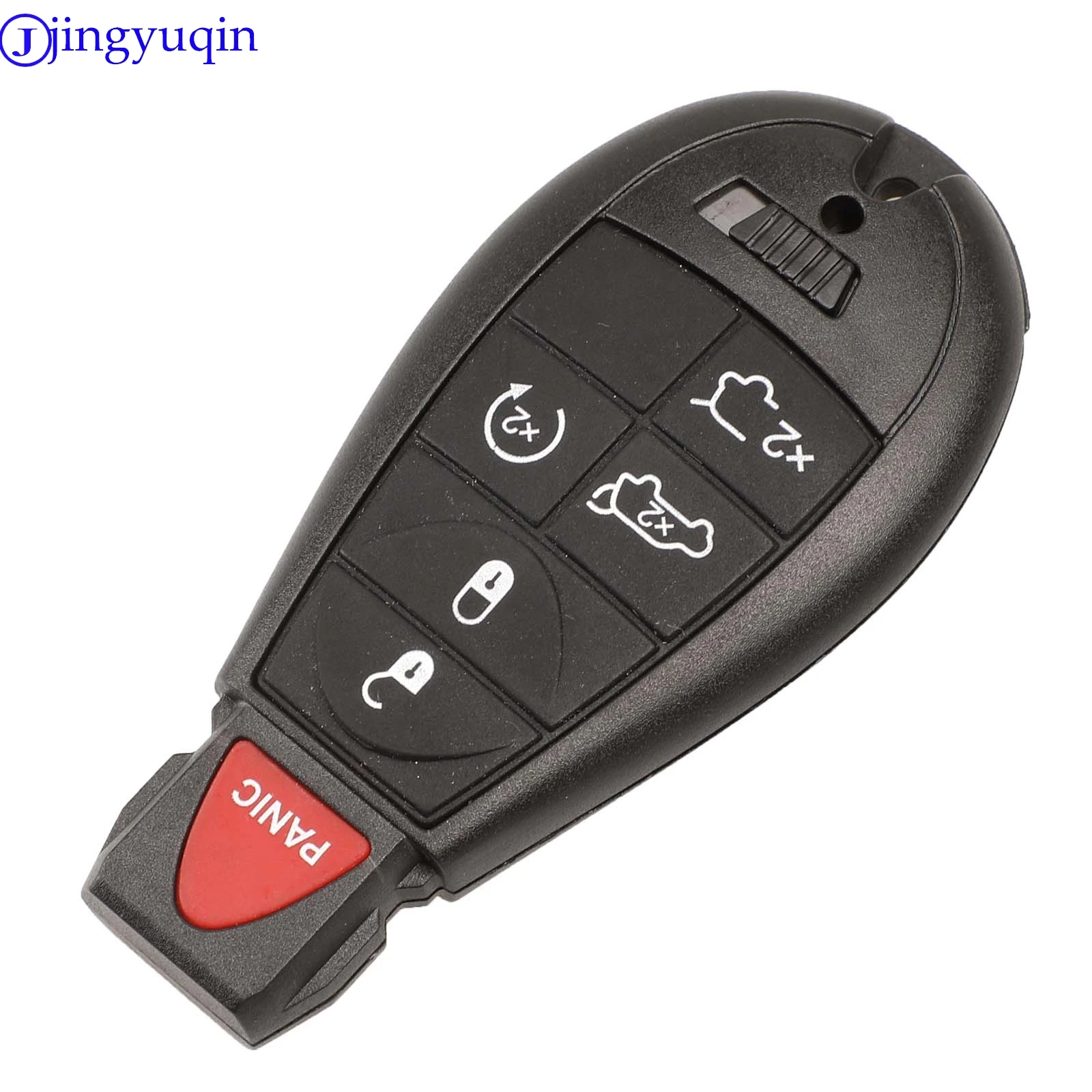 

Jingyuqin с лезвием 3, 4, 5, 6, 7 кнопок, удаленный смарт-ключ от автомобиля, корпус для Chrysler Jeep Grand Cherokee 2008-2015, брелок Smart Case