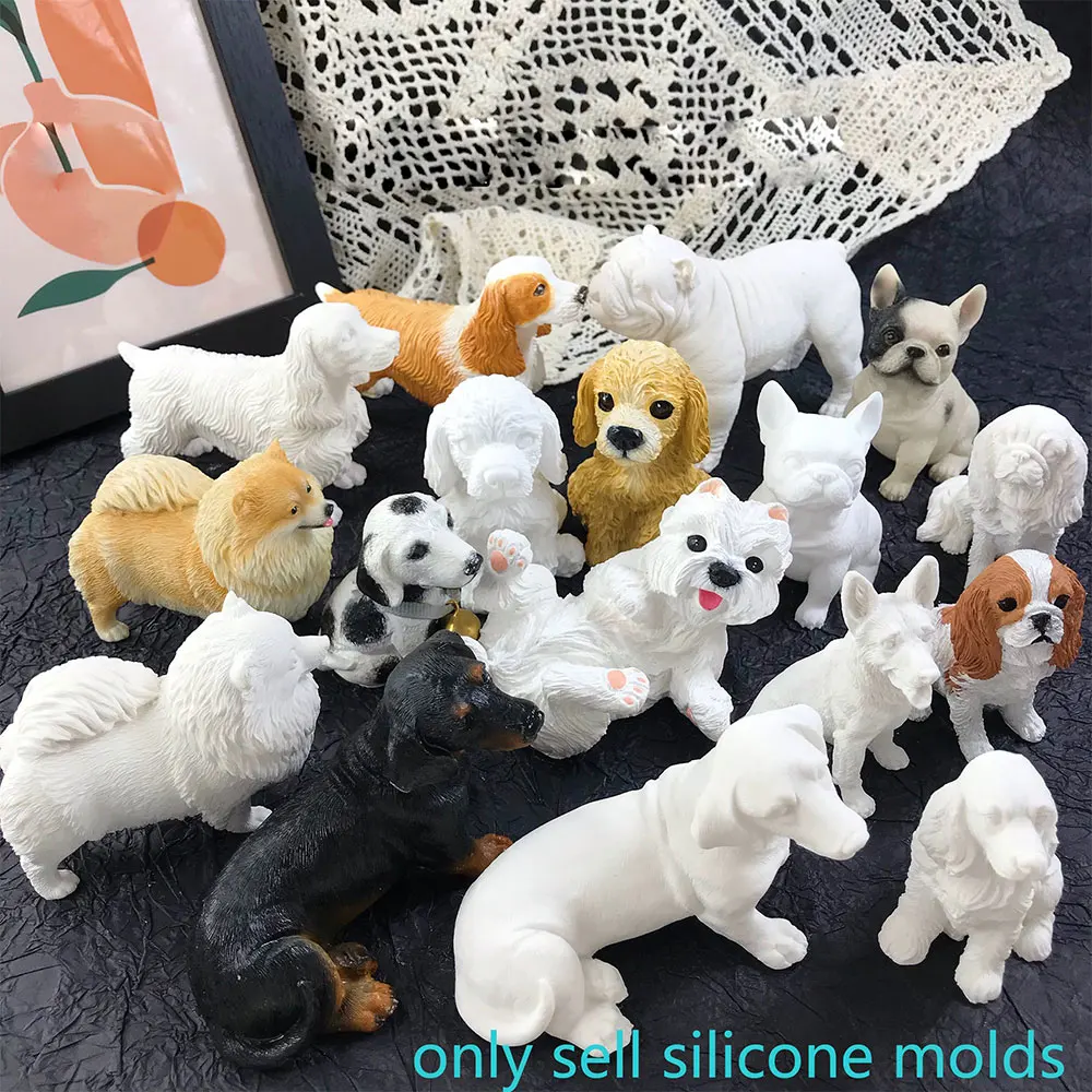 Пластырь для домашних животных, силиконовая форма для бульдога, борца ...