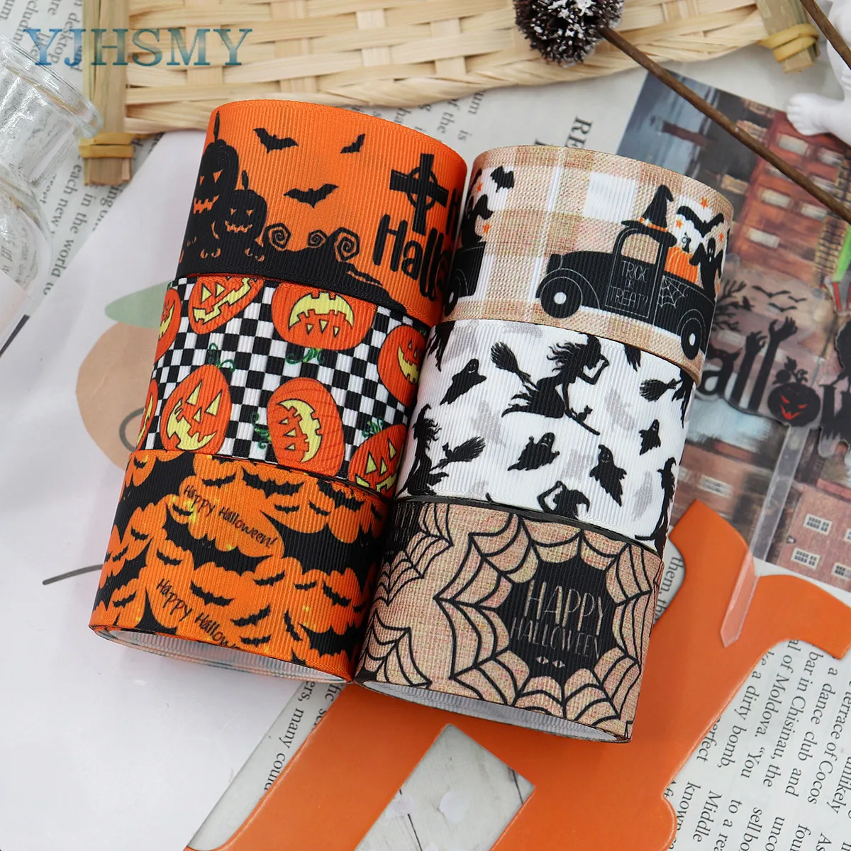 Мультяшная Милая печатная корсажная лента 1 ''x 5 ярдов ремесла самодельная