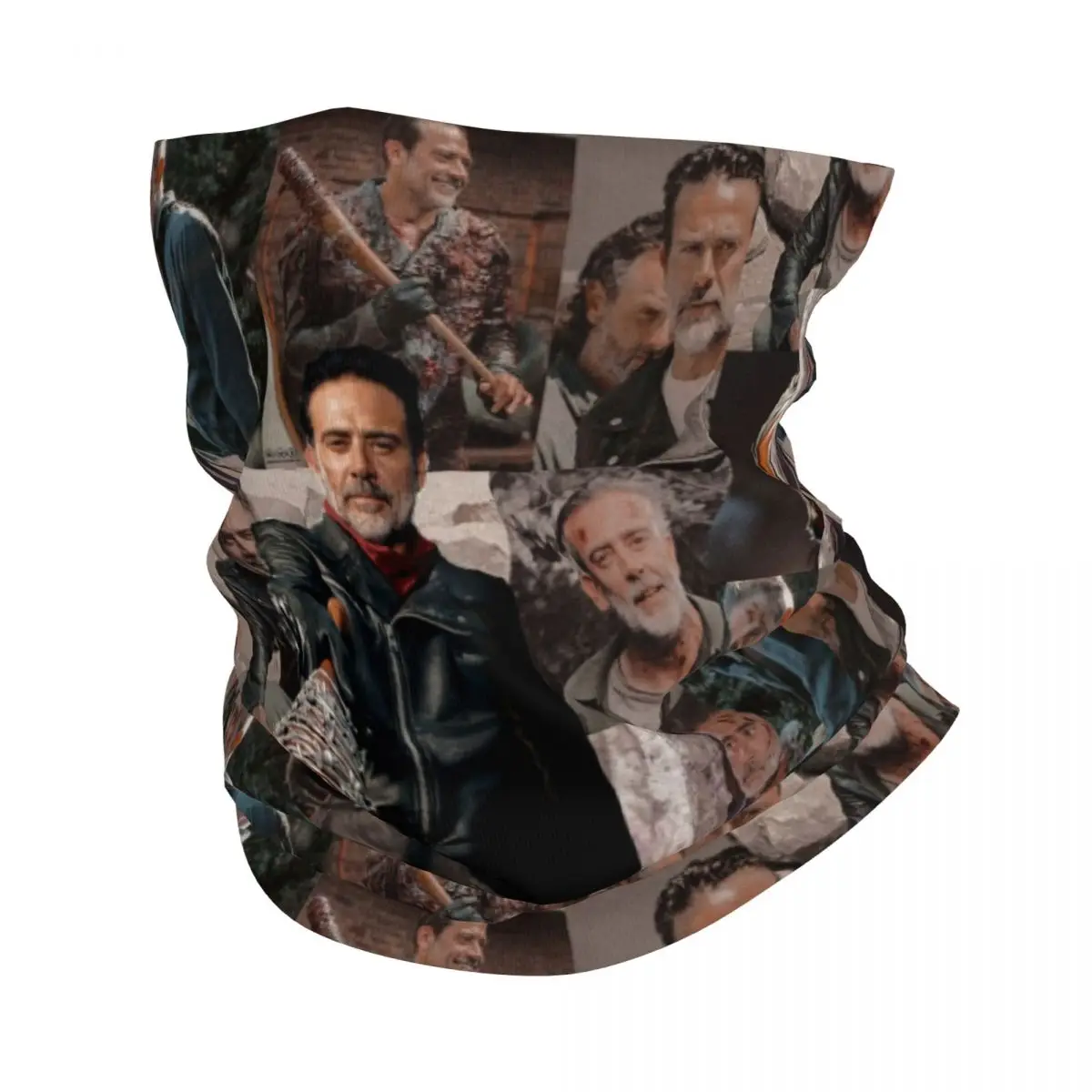 

The Walking Dead Bandana Neck Gaiter for Hiking Camping Women Men Wrap Scarf Horror Zombie TV Show Headband Warmer