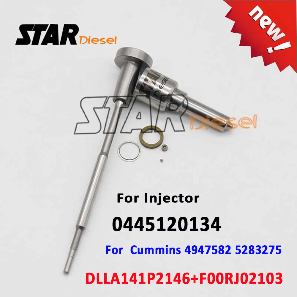 

0445120134 STAR DIESEL F00RJ02103 Common Rail Injector Nozzle DLLA141P2146 0 433 172 146 for Cummins ISF3.8 4947582 5283275