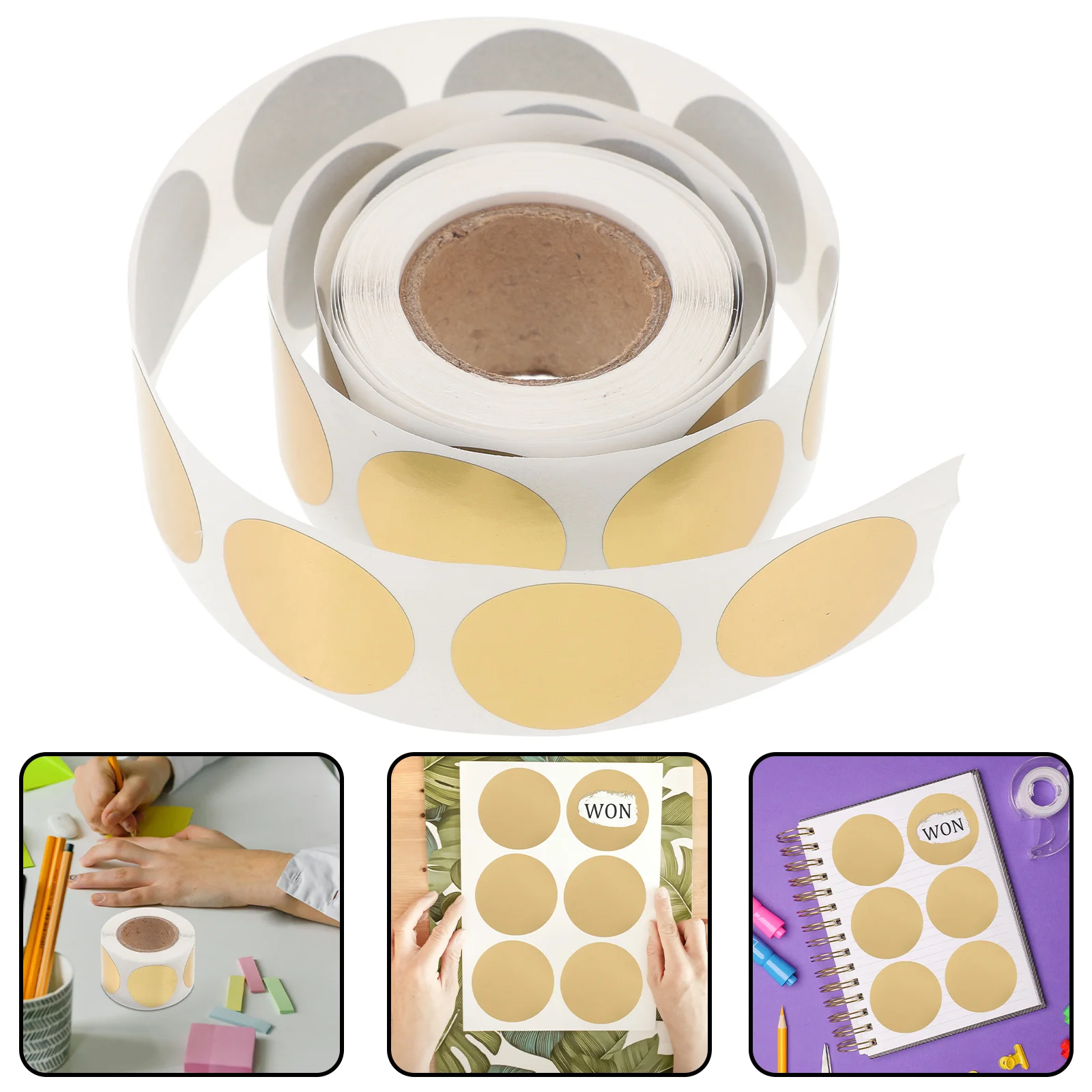 Скретч-наклейки круглые наклейки клейкие этикетки карты золотые билеты для