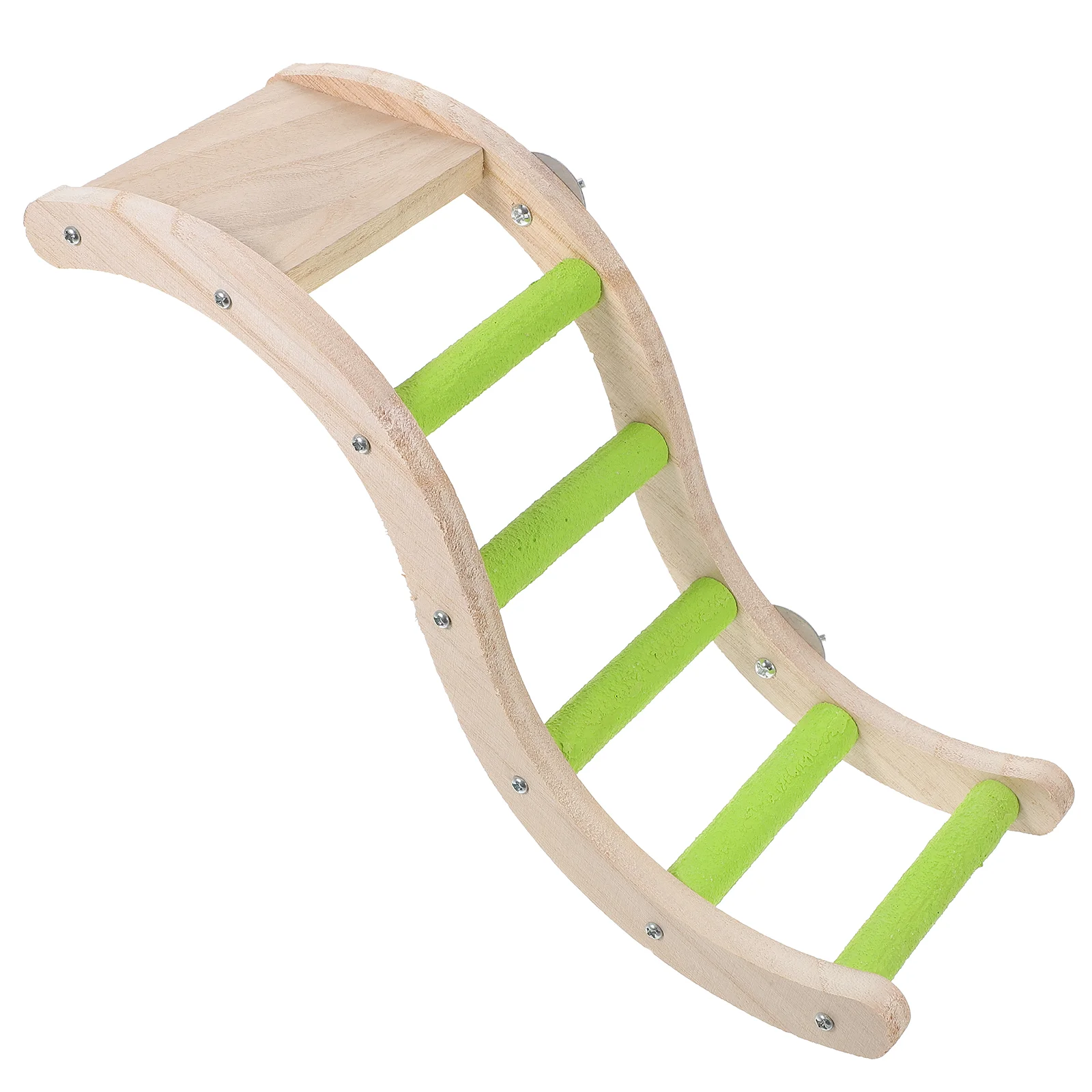 

Ladder Parrot Cage Wooden Hamster Bridge Platform Bird Wood Toy Guinea Bridges Chew Hanging Climbing Animal Pet Toys Step Swing