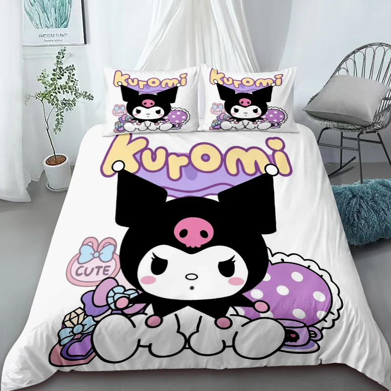 Пододеяльник Sanrio Kuromi пододеяльник с героями мультфильмов комплект постельного