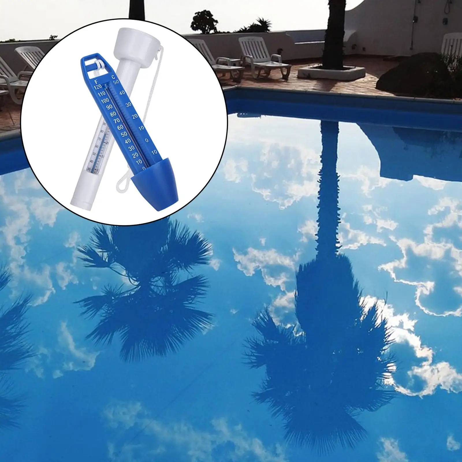 

Easy Read Water Floating Swimming Pool Thermometer Bath Pond Baby Water Test