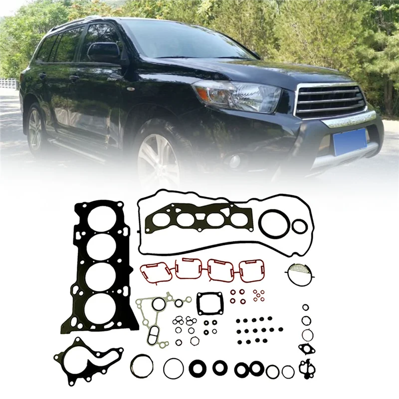 04111-36040 Полный комплект прокладок двигателя для Toyota Highlander Venza Sienna Lexus RX 2.7L 2008-2016