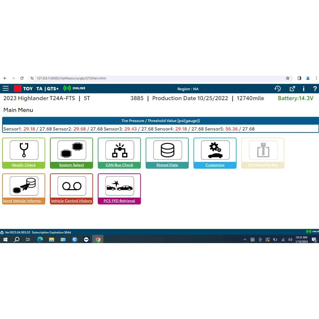 Онлайн-аккаунт GTS+ для программного обеспечения Agent Lite Toyota Lexus Diagnostic Scantool Global