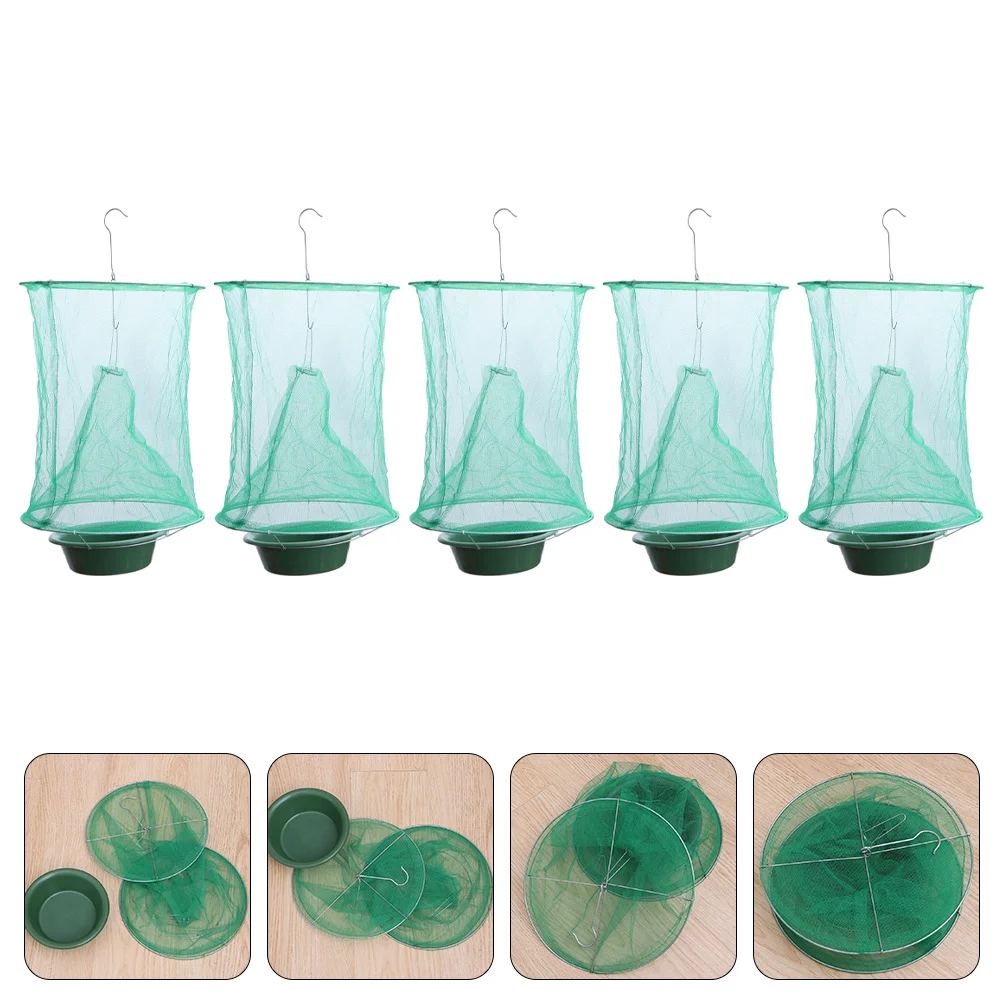 

5 шт., клетки для ловли мух